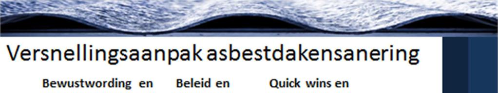 30 uur in Utrecht (Australiëlaan 5, bij Tauw), na afloop drankje en hapje Geachte ambassadeurs, Via dit memo informeren wij u over de stand van zaken van de asbestdakensanering en de
