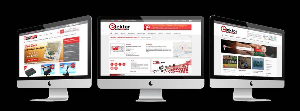 10 Elektor online Elektor online: content & commerce Elektor biedt online een keur aan mogelijkheden.