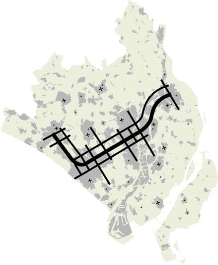 Krachten Bundelen In het perspectief Krachten Bundelen wordt een compacte metropool als ideale verstedelijkingsmodel gezien.
