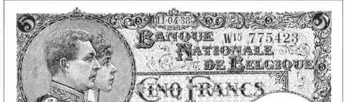 136 De aanmunting van de stukken van 1, 5 en 50 frank diende bij het begin van de oorlog stopgezet te worden wegens de metaalschaarste, en de pasmunt met middengaatje in argentaan werd tijdens de