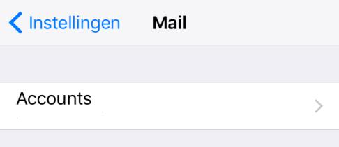 5.5 Instellen van mail op smartphone In principe wordt de mail op je telefoon automatisch gemigreerd.