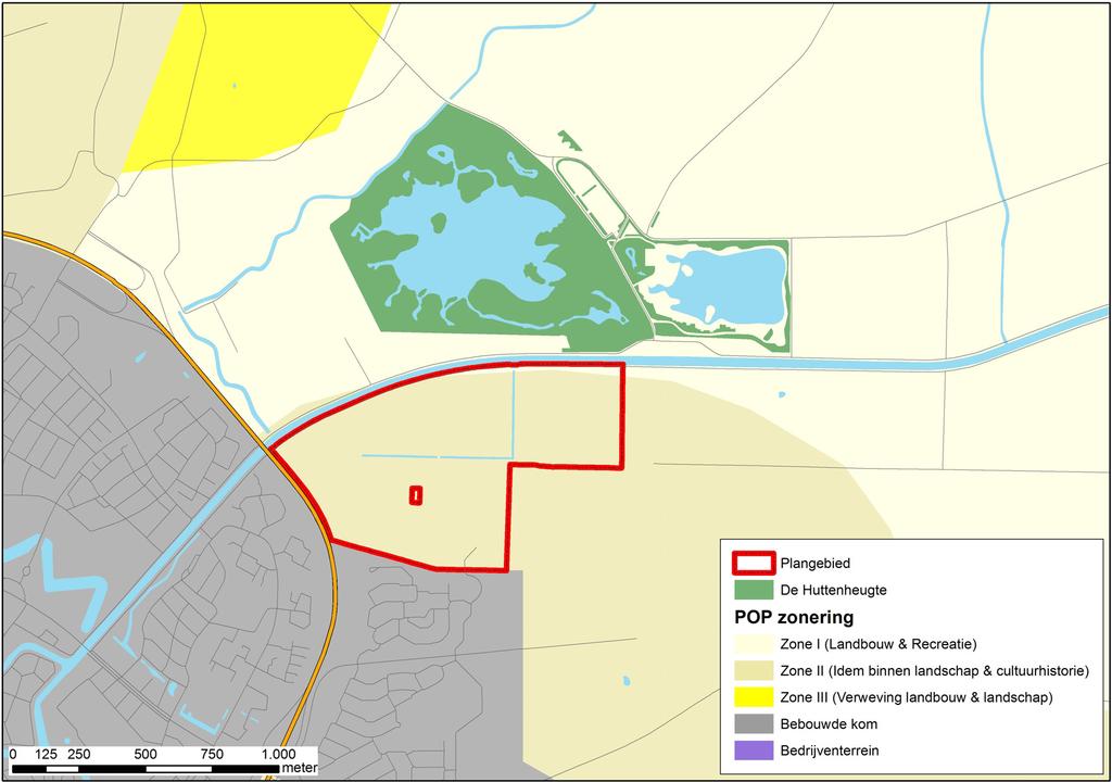 Beleidskader In POP 2 is het landelijk gebied van de provincie ingedeeld in een zestal verschillende zones.