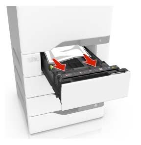 Zorg ervoor dat de instellingen voor papierformaat en papiersoort correct zijn ingesteld op de computer of het bedieningspaneel van de printer.