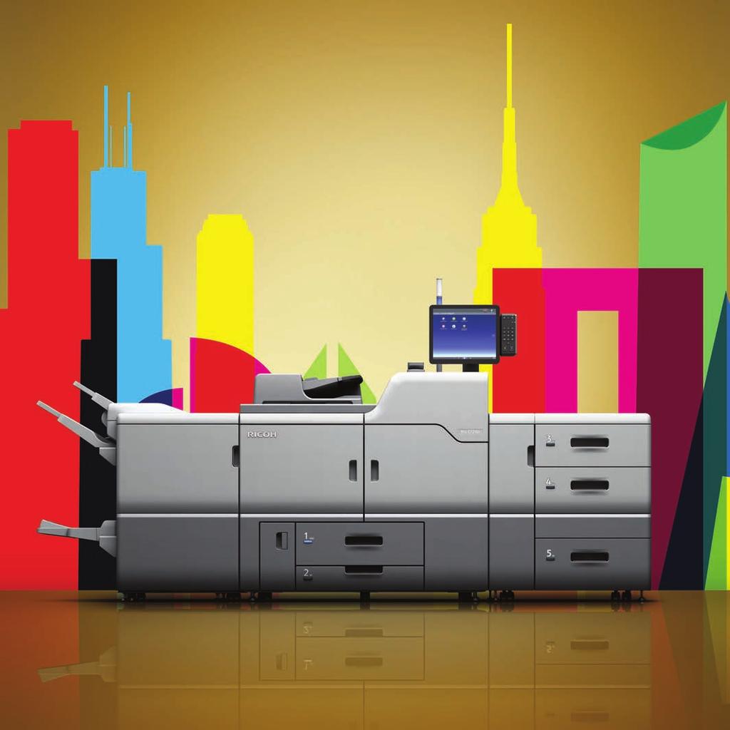 Digitale kleurenproductiesystemen Ricoh Pro TM C7200s-serie Printer Scanner