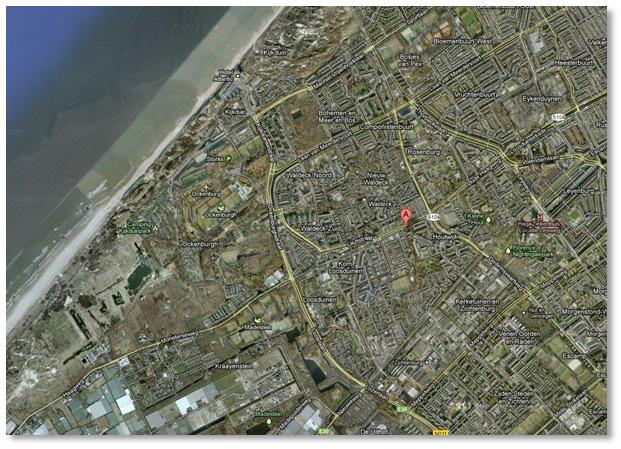 2. Situering van het plangebied Het plangebied is gesitueerd aan de Oude Haagweg 42-44 in Den Haag. Het ligt in de stedelijke omgeving van Den Haag. Situering van het plangebied en de omgeving.
