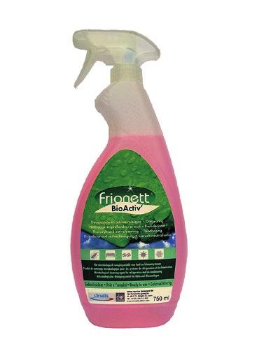 Frionett Contact Booster is een ultra geconcentreerd en krachtig reinigend en desinfecterend middel dat opgelost moet worden in water.