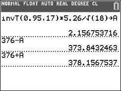 (toets tweezijdig) toetse va hypothese voor µ met obekede σ (1) formulere va de hypothese H 0 : µ = 376 H 1 : µ 376 Dit is ee tweezijdige toets va het gemiddelde (2) toetsigsgrootheid X = gemiddelde