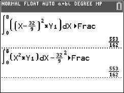 cotiue kasverdelige verwachtigswaarde of gemiddelde + 32 E[ X] = µ X = x. f( x) dx= x.