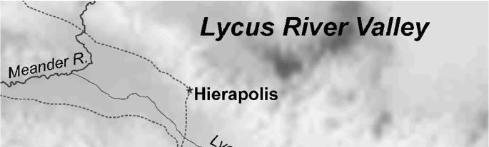 1. Inleiding op de brief De stad Kolosse Kolosse was een Frygische stad aan de rivier de Lycus. De hoofdweg van Efeze naar de rivier de Eufraat liep door het dal van de Lycus, en door Kolosse.