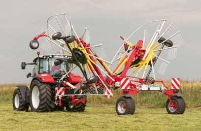 Transporthoogte onder 4 m De transporthoogte onder de 4 m, zonder dat tandarmen afgenomen hoeven te worden, maakt het eenvoudig