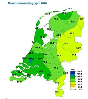 In 2018 is in totaal 702 hectare suikerbieten overgezaaid, waarvan het overgrote deel (483 ha) als gevolg van korstvorming.