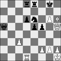 13.Lxf3 Pxf3+ 14.Dxf3 De7 15.Dd3 De5 16.h3 h5 17.Dd2 Te7 18.Te2 Tae8 19.Tae1 b5 20.b4 h4 21.f4 Dh5 22.Dd4 c6 23.e5 dxe5 24.Txe5 Txe5 25.Txe5 Txe5 26.fxe5 Ph7 27.Pe4 Pf8 28.Pd6 Pg6 29.e6 fxe6 30.
