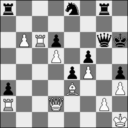Zwart : Oscar Lemmers 1.e4 c5 2.Pf3 e6 3.d4 cxd4 4.Pxd4 a6 5.Ld3 Lc5 6.Pb3 La7 7.O-O Pc6 8.De2 d6 9.Le3 Lxe3 10.Dxe3 e5 11.Dg3 Pf6 12.Pc3 O-O 13.Tfd1 Lg4 14.Td2 Le6 15.Tad1 De7 16.De3 Dc7 17.