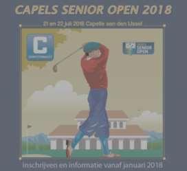 Capels Senior Open Marketingplan Email aan oud deelnemers (ca 400) Contact spelers Posters aan ALLE NGF aangesloten verenigingen (ca 240) WWW. SENIORGOLF OPEN.