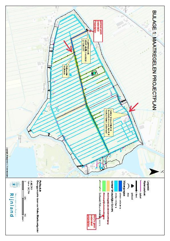 Project Watergebiedsplan drooggemaakte geeren kleine blankaardpolder Bijlage 1: Tekeningen Deze bijlage omvat de