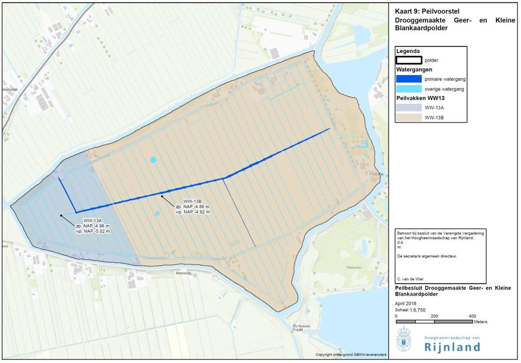 Project: Watergebiedsplan Drooggemaakte Geer- en Kleine Blankaardpolder 2. Projectomschrijving (wat gaan we doen) 2.