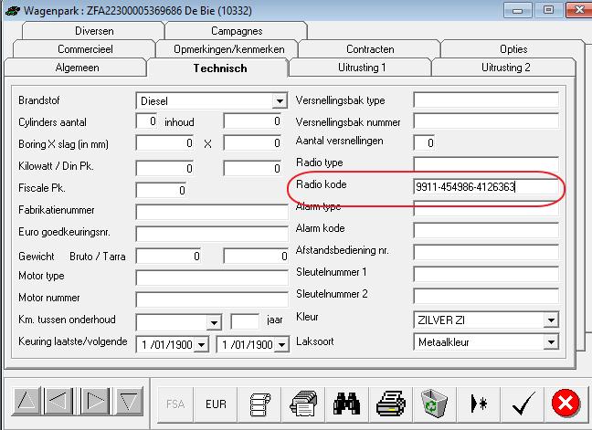 Deze worden gekozen onder tabblad Selectie, en daaronder het tabblad Export Excel. Aan de linkerkant staan de mogelijke velden waaruit men kan kiezen.