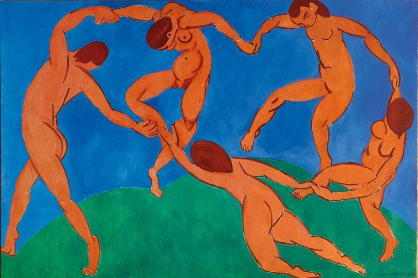 Matisse exposeerde deze groep Franse schilders op de