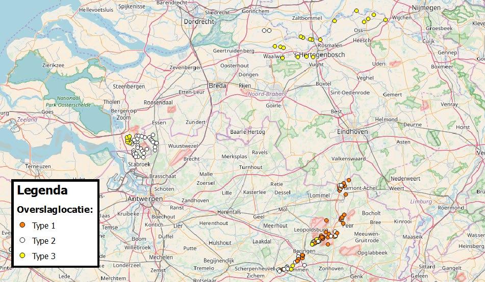 Bijlage 6: Overslaglocaties Noord-Brabant en