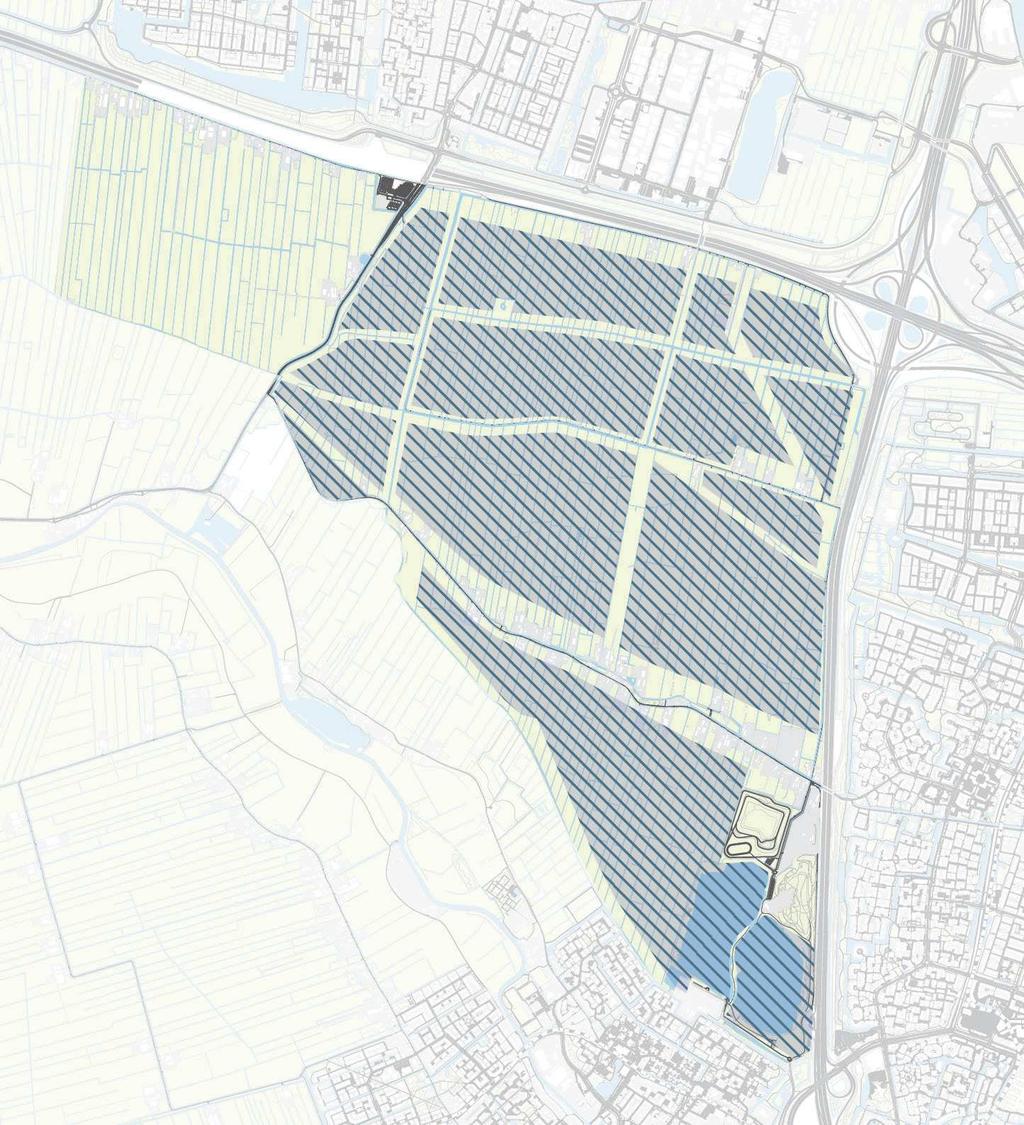 Bouwsteen zonne-energie ZONNE-ENERGIE Geconcentreerd Verspreid Behalve belemmeringen zoals hoogspanningsmasten en ondergrondse leidingen is het gehele gebied van Rijnenburg potentieel zoekgebied voor