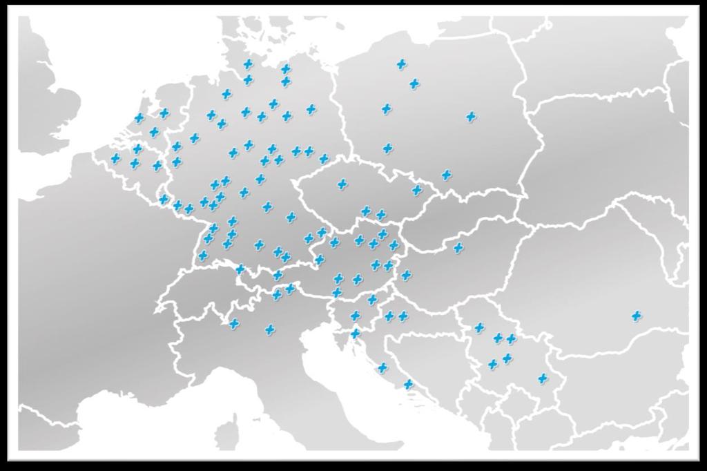 Baustoff + Metall Internationaal 95 Filialen in europa 44 in Duitsland 11 in Oostenrijk 4 in Italië 28 in CEE 8 in de Benelux 7 fabrieken MCI (metalen (klimaat)