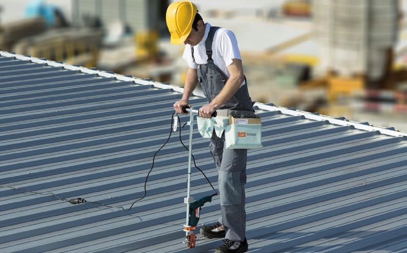 verzinkt stalen bevestigers hebben een klasse 3 coating; ondersteunende draad onder kop trekt de beplating tegen de afdichtingsring; draadvrije zone zorgt voor correcte setting; minder kans op