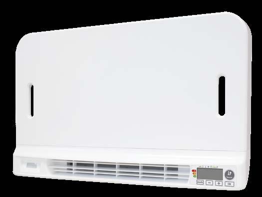 ECO DESIGN Bedieningen PTC Blower 950 W (turbo) dienst na verkoop product contacteer Radson Bedrijfsmodi zijn direct op de ventilator toegankelijk Automatische programmering met zelflerend proces