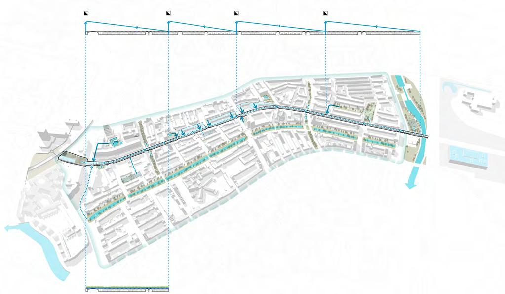 AQUADUCT 010 - DE HOFPLEINLIJN ALS WATERZUIVERD DAKPARK DE REGENTUIN WATERPLEIN BENTHEMPLEIN BE RG SI NG EL L GE NO OR DS IN R OT TE NOORDEN BERGSINGEL RET-DEPOT BERGSELAAN