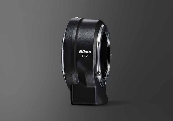 Een zeer nauwkeurige vattingadapter FTZ waarmee NIKKOR F-objectieven kunnen worden gebruikt De vattingadapter FTZ laat zien hoeveel waarde Nikon aan de gebruikers van het NIKKOR F-objectief hecht.