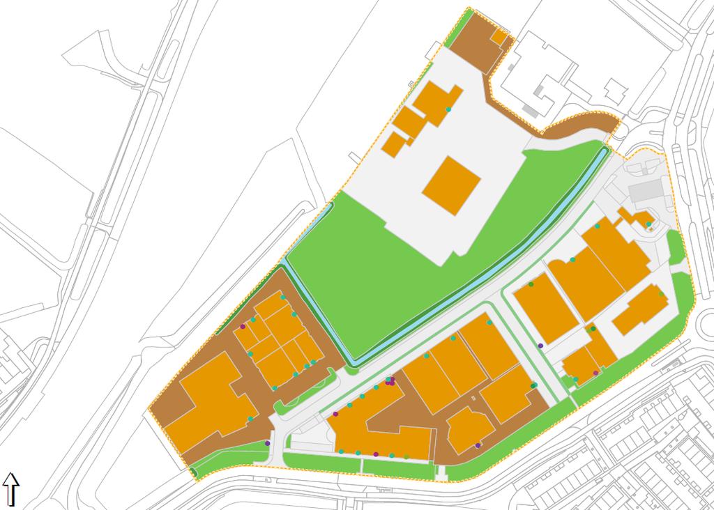 Westwal Werklandschap Westwal ligt in de buurt Schenkwijk in de