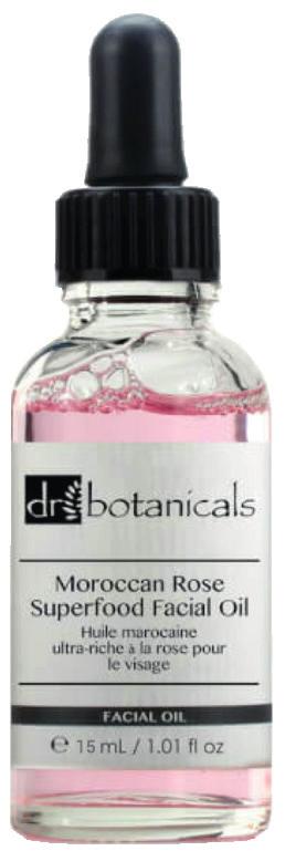 3 DR. BOTANICALS www.drbotanicals.com Facial OIL 33,00 Deze olie van Dr. Botanicals met marokkaanse roos zit helemaal vol met mineralen en vitamines.