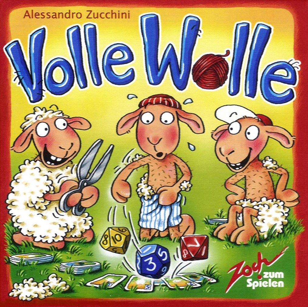 Volle Wolle Zoch, 2007 Alessandro ZUCCHINI 2-6 spelers vanaf 10 jaar ± 60 minuten Een crimineel dobbelspel om de beste kaarten, voor 2 tot 6 schaapexperten vanaf 10 jaar.