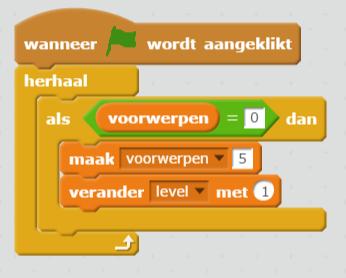 10 Extra uiterlijken voor voorwerp en achtergrond Laat leerlingen zelf ontdekken wat er juist gebeurt en bij welke sprite of achtergrond dit hoort.