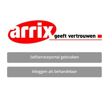 3. Inloggen Ga naar https://support.arrix.