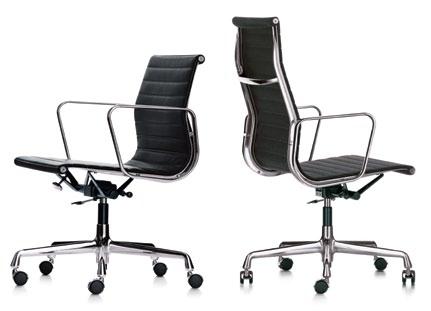 EA 117, EA 119 Charles & Ray Eames, 1958 EA 117, EA 119 De stoelen an de Aluminium Group zijn de bekendste ontwerpen an Charles en Ray Eames.