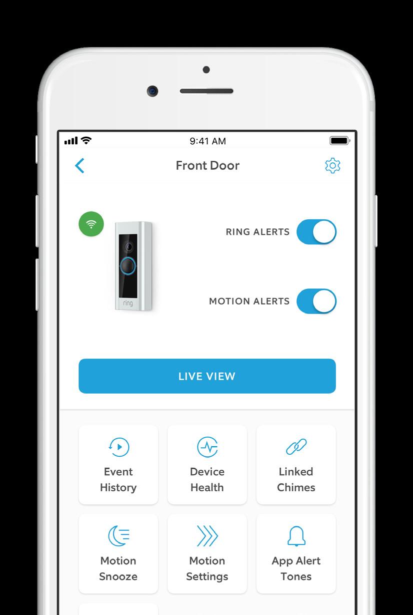 6. Je Ring Doorbell Pro gebruiken Tik in de Ring-app op Ring Video Doorbell Pro om het bijbehorende instellingenscherm