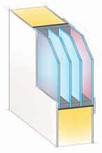U-waarde van het glas: 0,7 W/m2K** U-waarde van het deurpaneel* inclusief beglazing bij 42 mm deurpaneeldikte: 0,8 W/m2K Deze uitvoering voldoet aan de eisen van passief wonen.