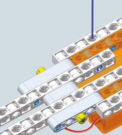 Links en rechts van de auto moeten alle stangetjes in gelijke 90 stan- mate uitsteken.