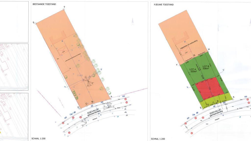 Kasteelbeek tussen de twee verkavelingen - Parkeren op eigen