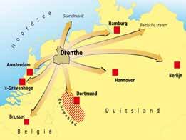 Nederland, Duitsland, Scandinavië en de Baltische staten.