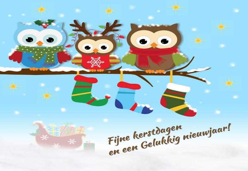 Kerstwens Het team van basisschool de Molenhoek wenst iedereen hele gezellige kerstdagen en een fantastisch