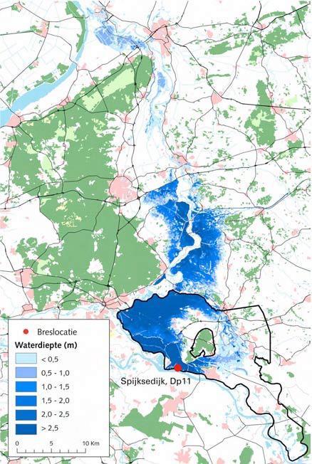 Zorgt voor optimale waterveiligheid middels dijkversterkingen en meewerkt aan rivierverruimende maatregelen.