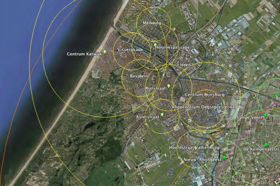 Bosplein Katwijk Buurtcentrum Ligging Bosplein met bijhorend primair verzorgingsgebied en concurrentie Verzorgingsgebied Bron: Google, bewerking door RMC Kerngegevens Verkooppunten