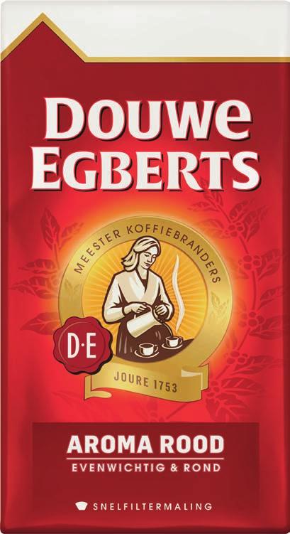 SUPER ACTIE! Douwe Egberts snelfilterkoffie of bonen aroma rood of décafé 2 pakken/zakken à 500 gram 2 STUKS 10. 98 12. 38 8. 49 MAX.