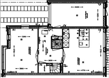 229 Culinair 1 excl keuken (tekening V-481e) - ruime entree met dubbele ensuite deuren en toegang tot de garage - praktische garage in plaats van berging / woonkamer - koken en eten aan de tuinzijde