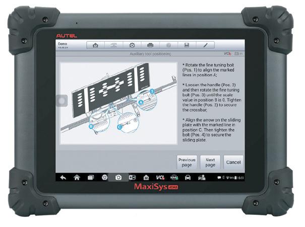 of als standalone met de Autel Maxsys tablet leverbaar ADAS KALIBRATIEPANELEN BY AUTEL MAXISYS Om goed te blijven werken moeten ADAS systemen