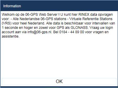 Ophalen van RINEX-data middels de 06-GPS GPPWEB-site GPPWEB is een vervanging van GNWEB. Bij GPPWEB worden geen JAVA-scripts meer gebruikt.