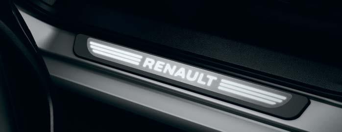 Interieur 01 Oplichtende portierdrempels -Renault Elegant en modern in- en uitstappen.