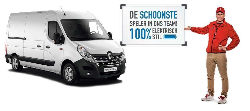 RENAULT TRUCKS MASTER Z.E. De comfortabele Renault Trucks Master Z.E. is 100% elektrisch.