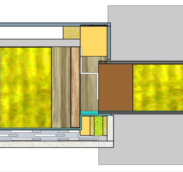 Reeks 3: 4cm - latten 3a: lege voeg 3b: minerale wol 3c: PU